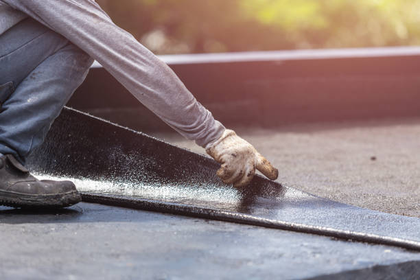 Professional Waterproofing technician working in Woodlawn, VA